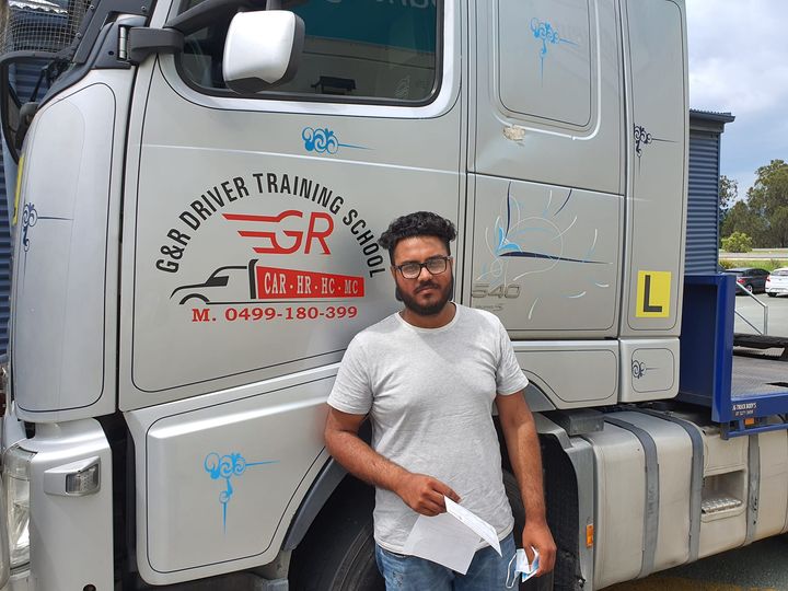 G & R Driver Training School Rashpinder got his Driving license Driving license 2